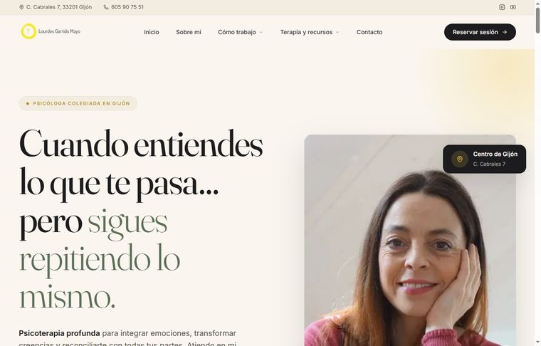 Web de la psicóloga Lourdes Garrido en Gijón