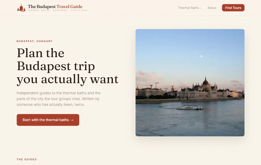 Captura de The Budapest Travel Guide